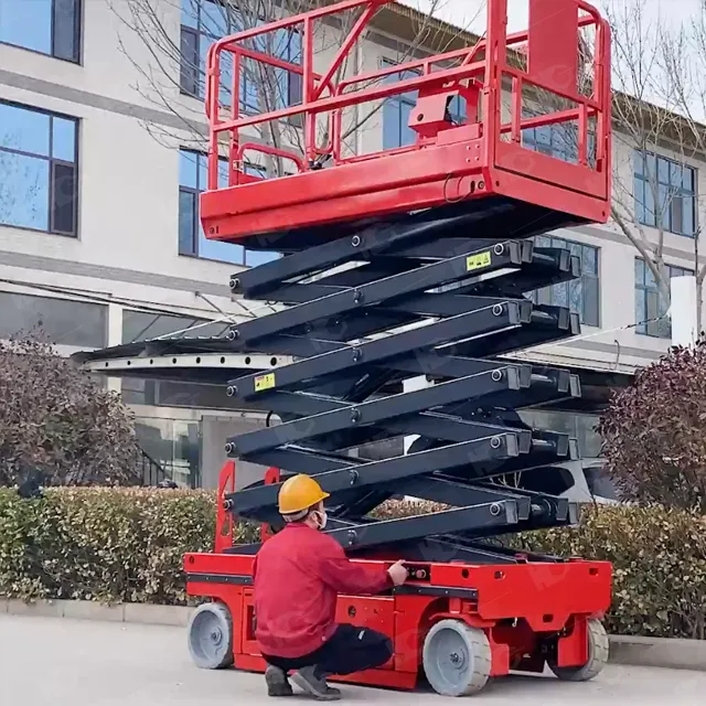 8m self propelled scissor lift in Mexico